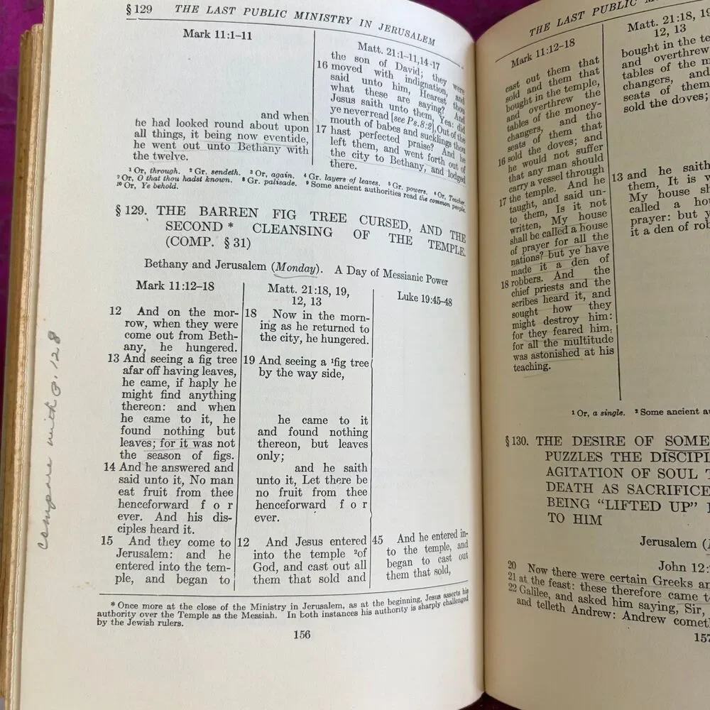 1922 A Harmony of the Gospels for Students of the Life of Christ, A.T. Robertson